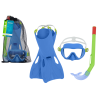 Diving Kit Blue Mask, Fins, Tube Bestway 25039