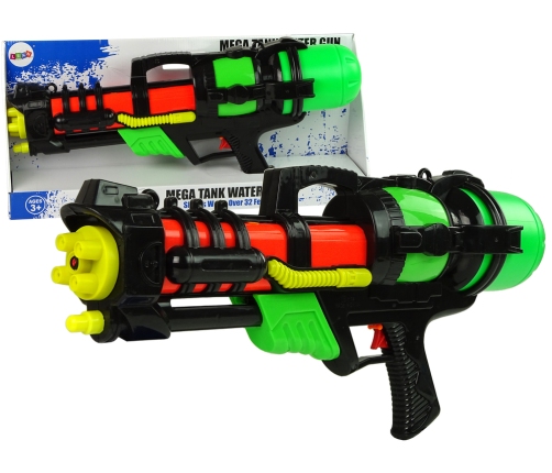 Large Water Gun 1080ml Green Range 10m