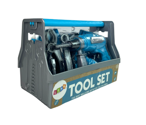 Tool Box Set Saw Drill Blue