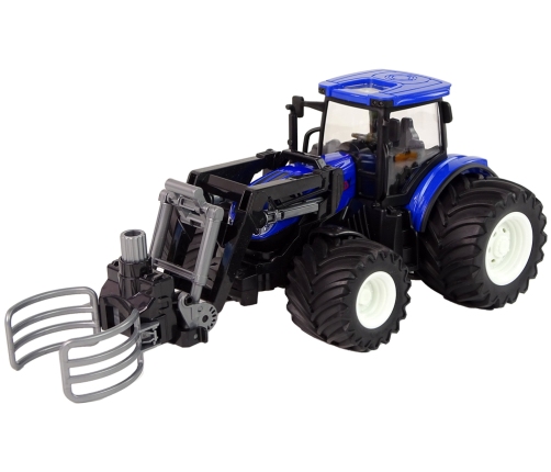 Remote-controlled tractor with grab handle Blue