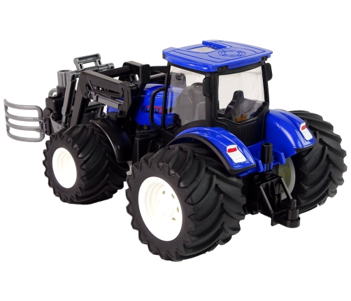 Remote-controlled tractor with grab handle Blue