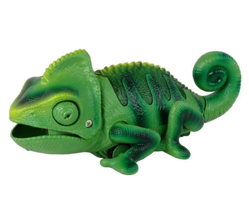 Remote Controlled Chameleon Green Light 28 cm