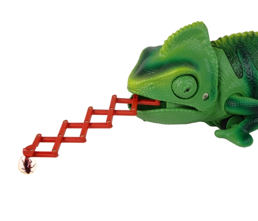 Remote Controlled Chameleon Green Light 28 cm