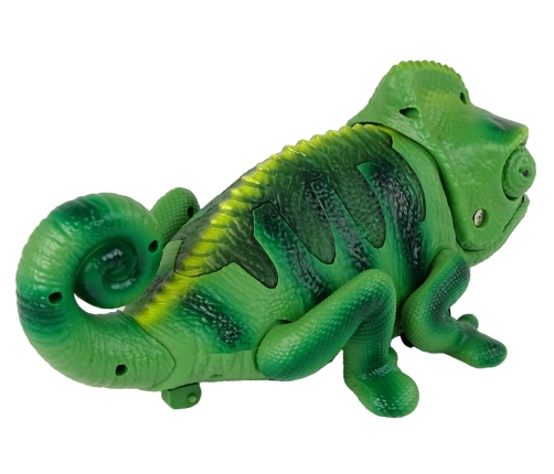 Remote Controlled Chameleon Green Light 28 cm