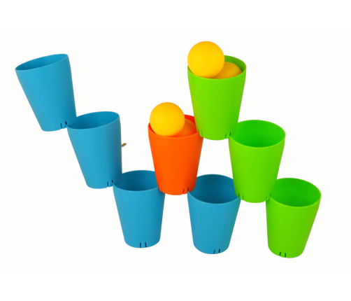 Cups Puzzle Game 3 in 1 44 Pieces