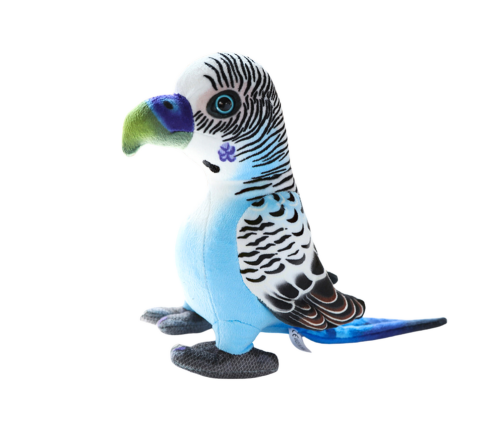 Plush Blue Parrot Mascot 20 cm