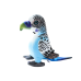 Plush Blue Parrot Mascot 20 cm