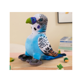 Plush Blue Parrot Mascot 20 cm