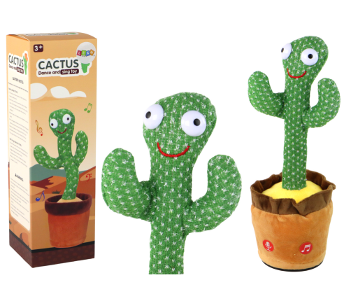 Dancing Cactus Playing and Glowing Interactive Toy