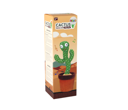 Dancing Cactus Playing and Glowing Interactive Toy