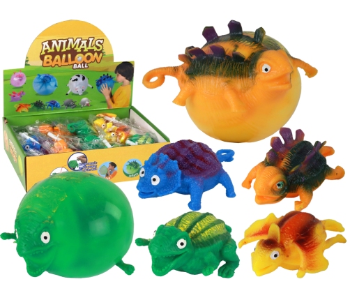 Inflatable Dinosaur Figurines Balloons Mouthpiece