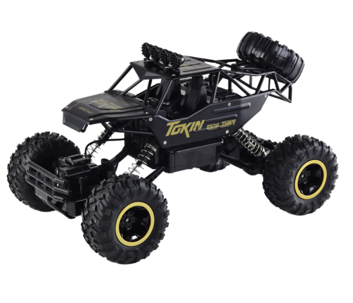 Radiovadāmā mašīna ar pulti Monster Truck Black 4x4