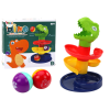 Educational Slide For Balls Sorter Green Dinosaur