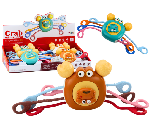 Interactive Sensory Crab Educational Teether For Children