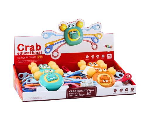 Interactive Sensory Crab Educational Teether For Children