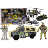 Military Set Military Combat Vehicle Helicopter Soldiers Accessories Sounds