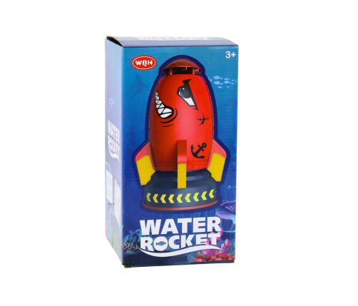 Water Rocket Sprinkler Launcher Red Shark