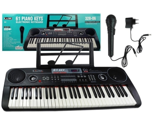 Keyboard 328-06 + Adapter Microphone Music Stand