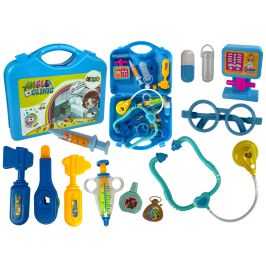 Little Doctor Set Case Blue Stethoscope