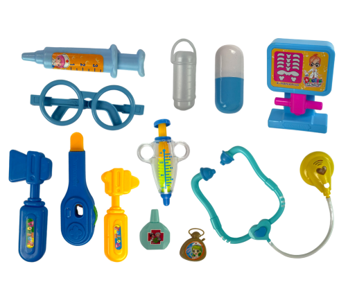 Little Doctor Set Case Blue Stethoscope