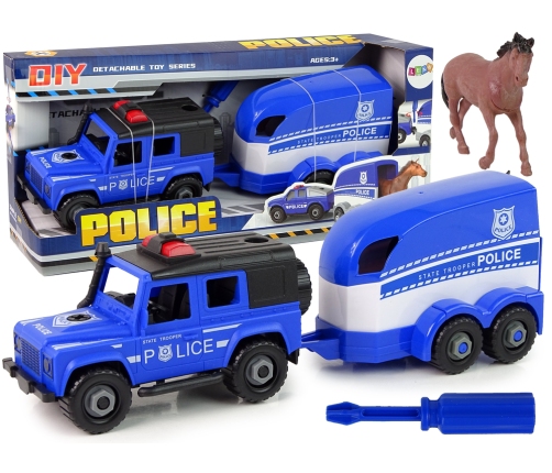 Police Transporter Terrain Car to Unbolt DIY Horse