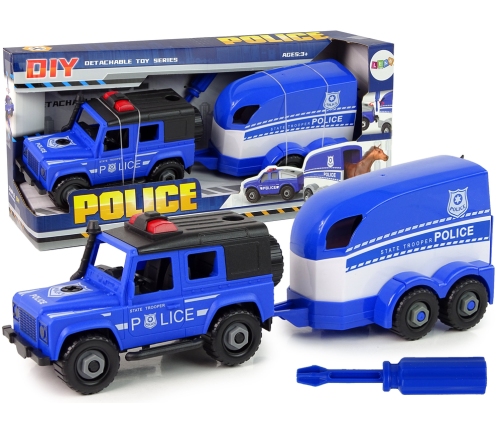 Police Transporter Terrain Car to Unbolt DIY Horse