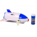 Astronaut Rocket Soap Bubble Machine White