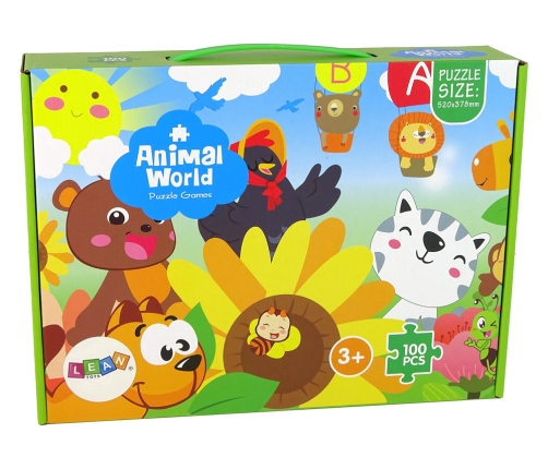 Puzzles For Kids Animal Puzzle 100 pieces.