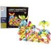 Glowing Ball Slide Magnetic Blocks 128 Elements