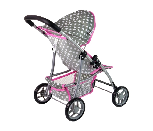 Doll Stroller Stroller Pink Stars