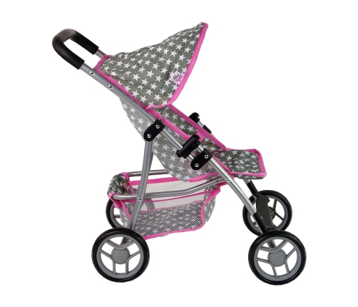 Doll Stroller Stroller Pink Stars