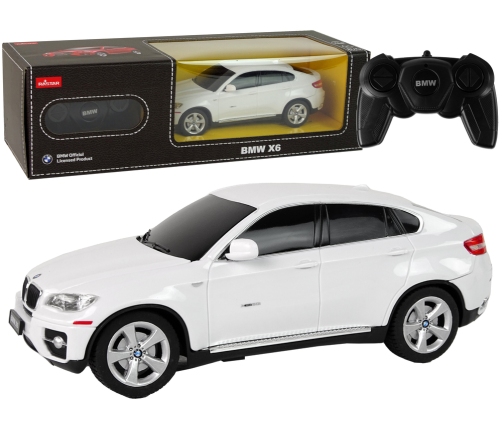 Car R/C Bmw X6 1:24 Rastar White