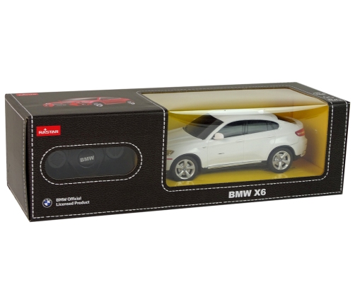 Car R/C Bmw X6 1:24 Rastar White