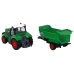 R/C Tractor with Trailer 1:24 Lights Green