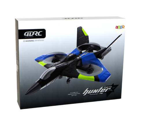 Airplane Fighter R/C Large Blue