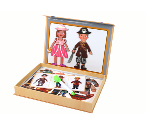 Cartoon Character Theme Magnetic Puzzle Set