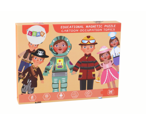 Cartoon Character Theme Magnetic Puzzle Set