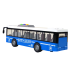 Battery Powered Bus Lights Sounds Friction Drive Blue 1:16