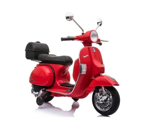 Vespa Scooter Electric Ride On Motorcycle - Red