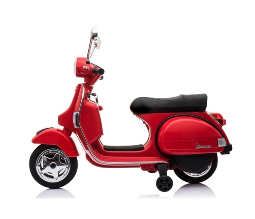 Vespa Scooter Electric Ride On Motorcycle - Red