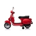 Vespa Scooter Electric Ride On Motorcycle - Red