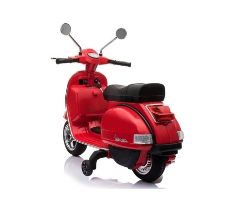 Vespa Scooter Electric Ride On Motorcycle - Red