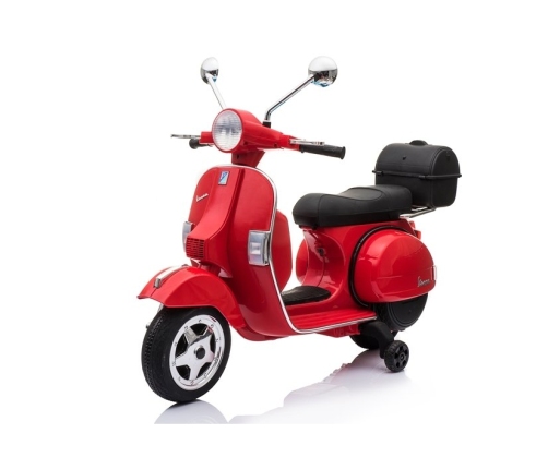 Vespa Scooter Electric Ride On Motorcycle - Red