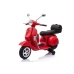 Vespa Scooter Electric Ride On Motorcycle - Red