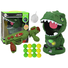 Arcade Game Shooting Dinosaur Green Ball Gun