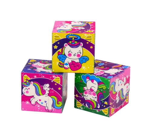 Magic Cube Educational Puzzle Unicorns Puzzle Logic Game