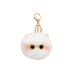 Plush Cat Keychain Ornament Eyes Ears White