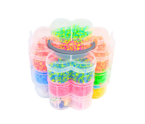 Set of Rubber Bands for Making DIY Bracelets 4500 Pieces