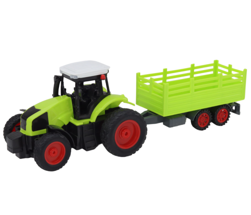 Remote Controlled RC Tractor With Trailer 1:16 Green