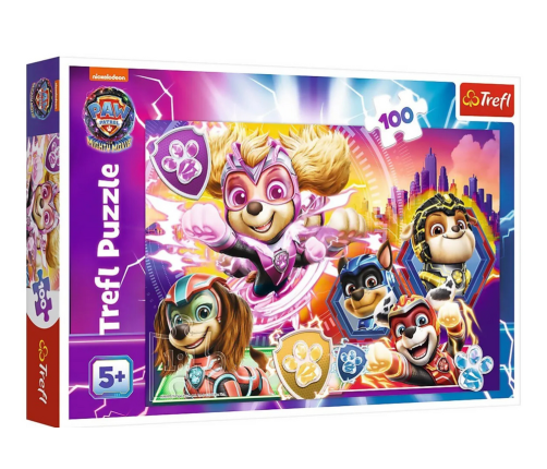 Puzzle 100 pcs. Meet Mighty Pups Trefl 16460